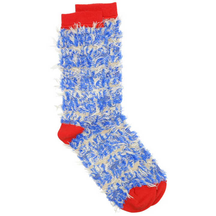 Hairy Handsome Chair Socks Femme Blue Hairy Chair