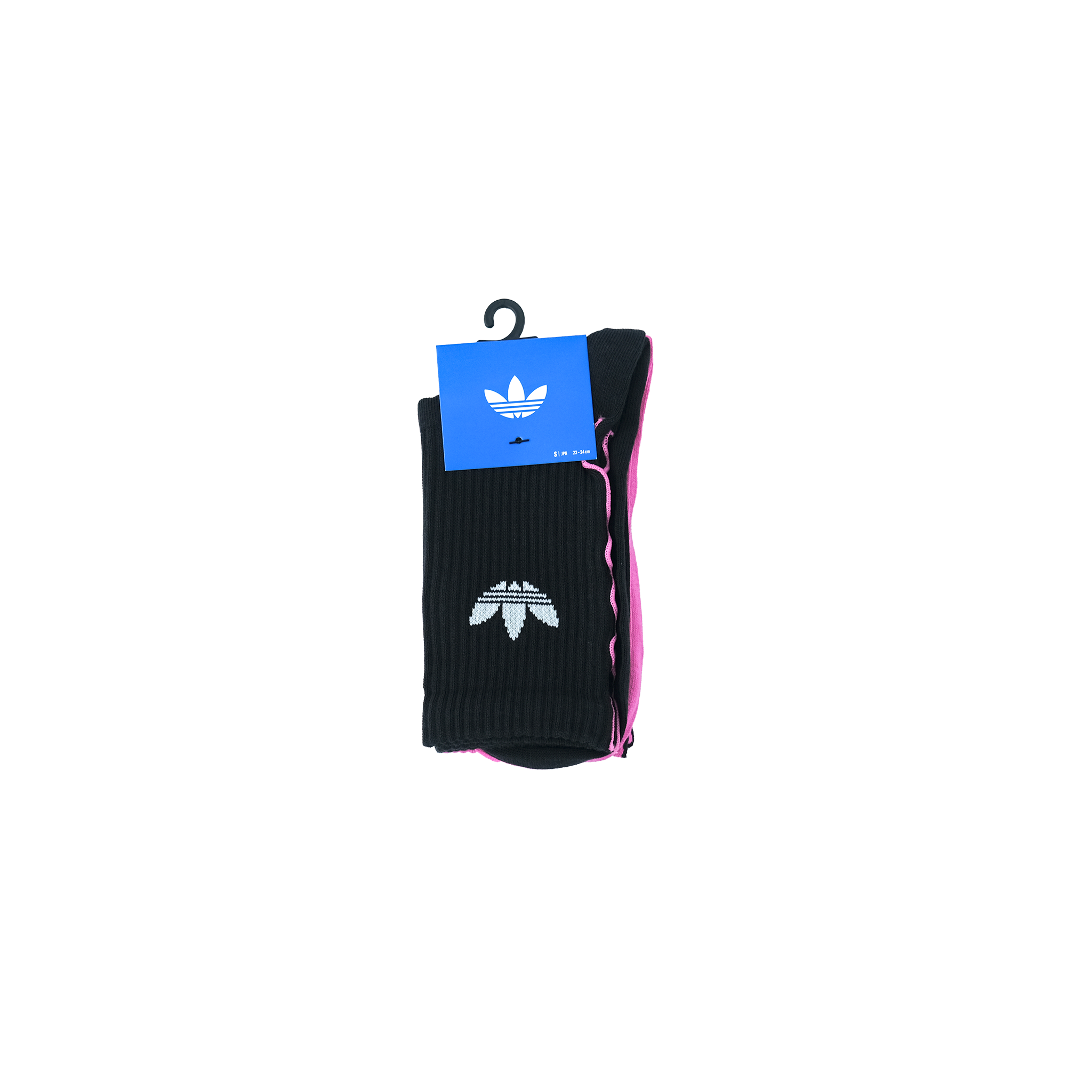adidas Originals RUFFLE CREW フリル クルーソックス 2PACK BLACK