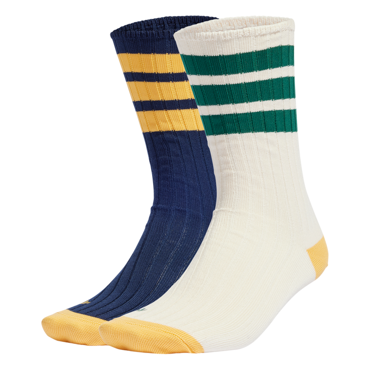 adidas Originals PRE MID プレミアム ミッド クルーソックス 2PACK INDIGO/WHITE