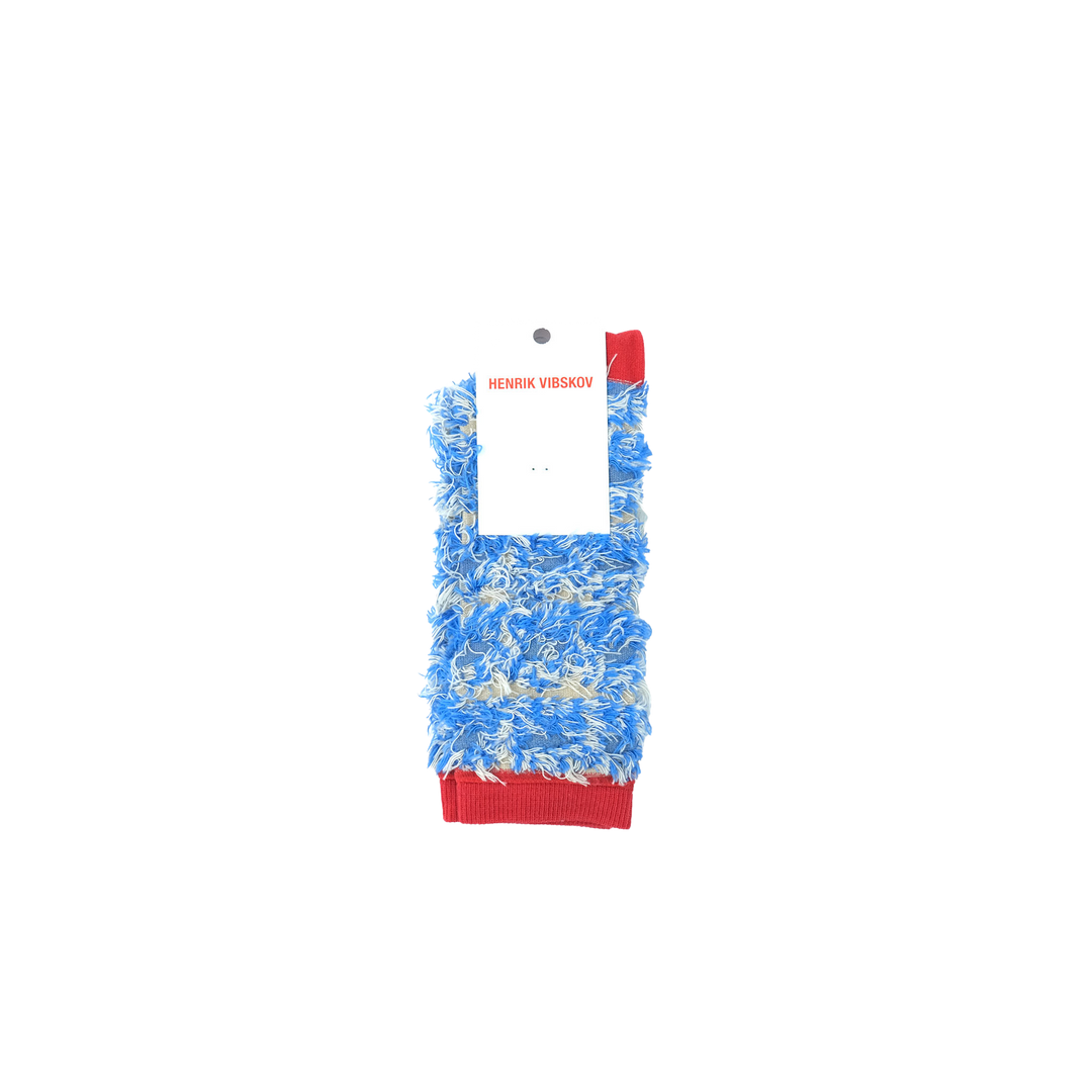 Hairy Handsome Chair Socks Femme Blue Hairy Chair