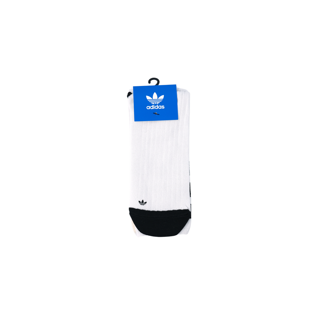 adidas Originals PRE MID プレミアム ミッド クルーソックス 2PACK WHITE/WONDER WHITE
