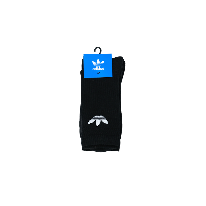 adidas Originals TRE CRW CUSH トレフォイル クッション クルーソックス 3PACK BLACK