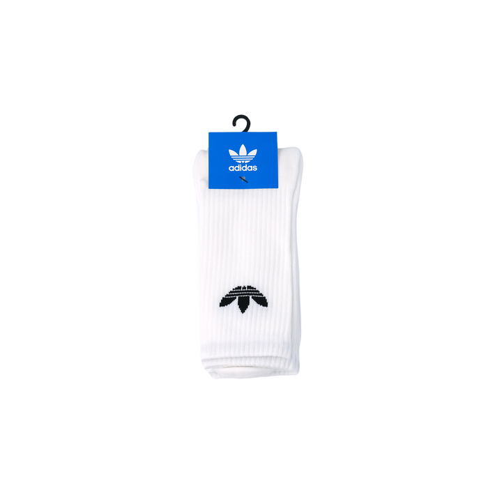 adidas Originals TRE CRW CUSH トレフォイル クッション クルーソックス 3PACK WHITE