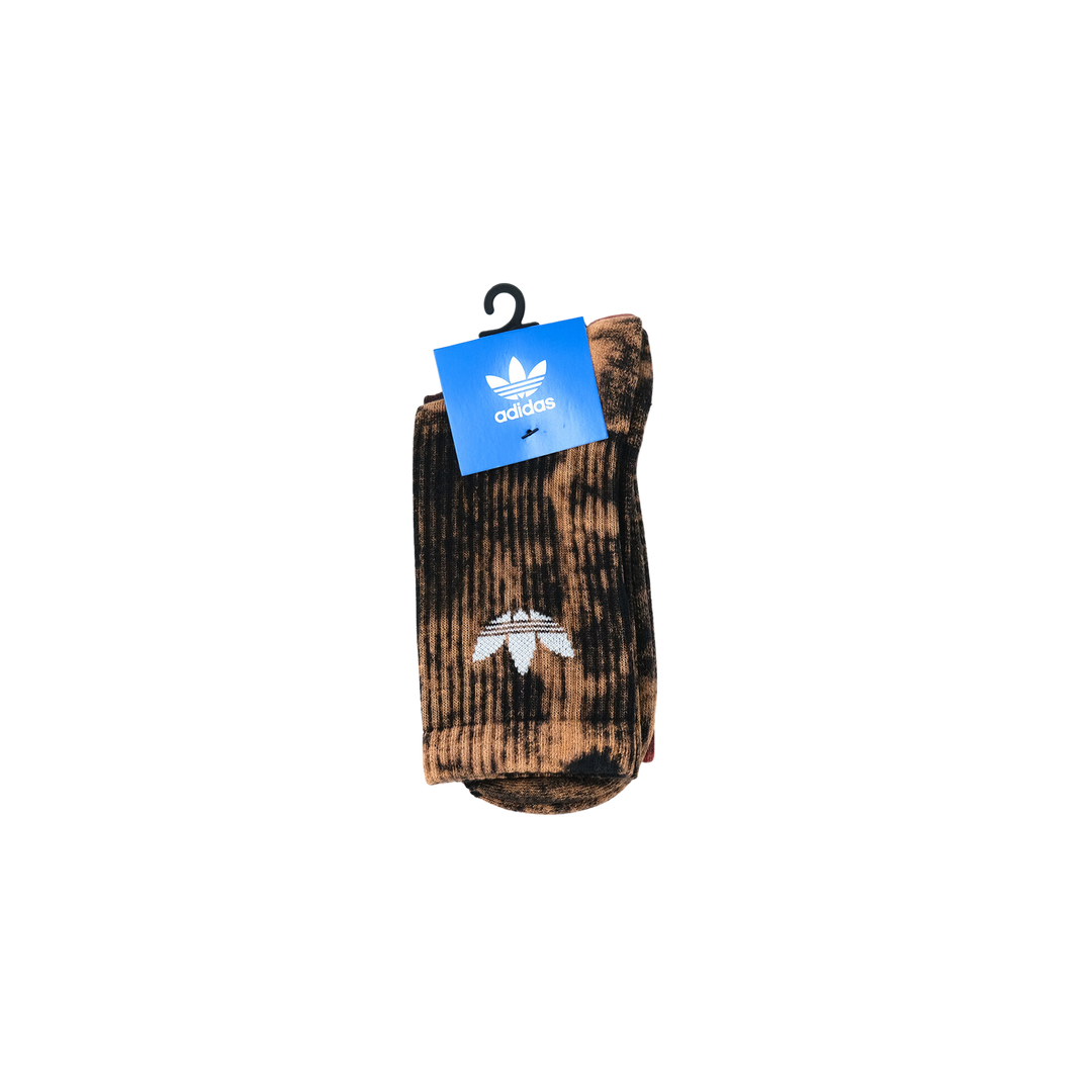 adidas Originals TIE DYE CREW タイダイクルーソックス 2PACK BLACK/BROWN