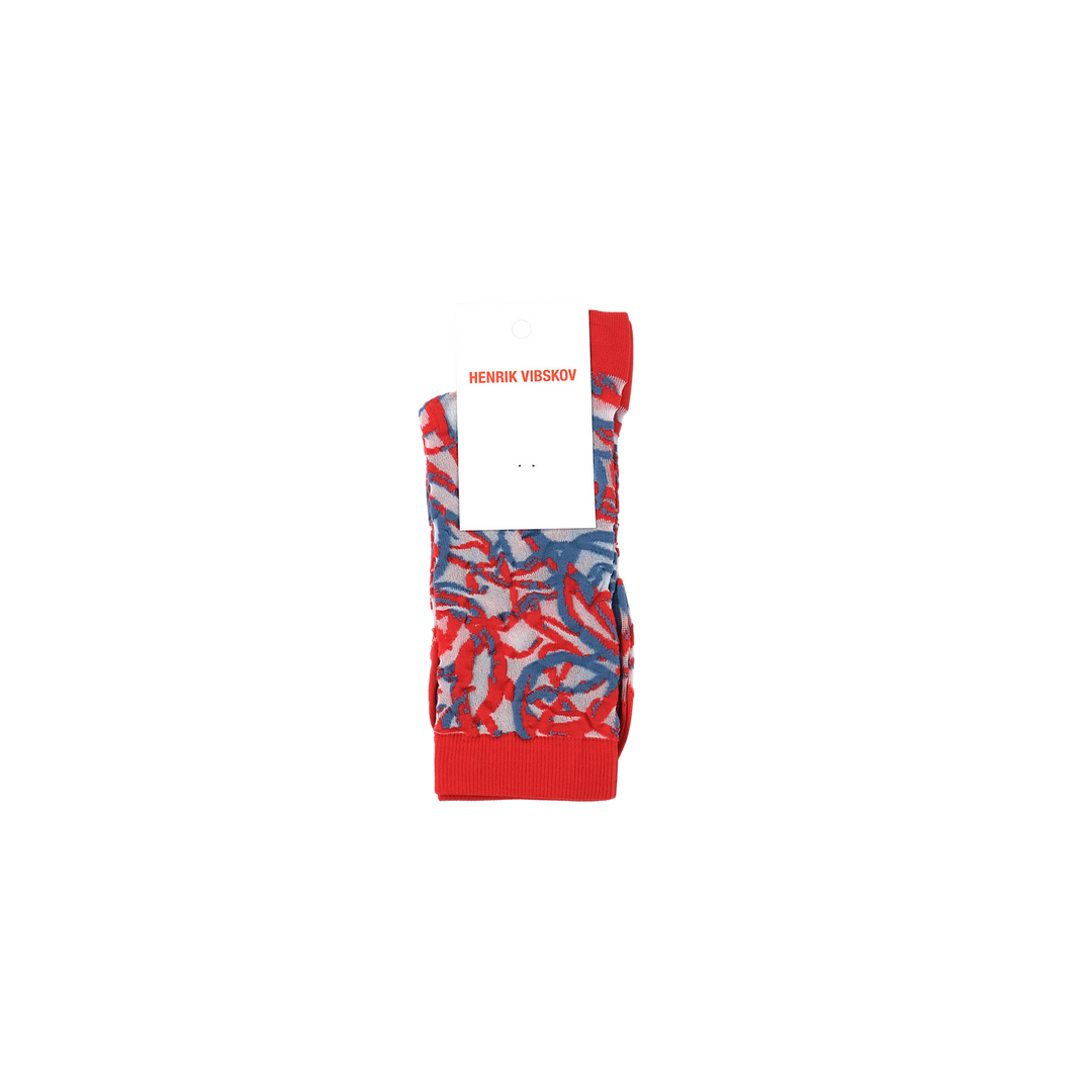 Roots Socks Femme Red Purple Roots