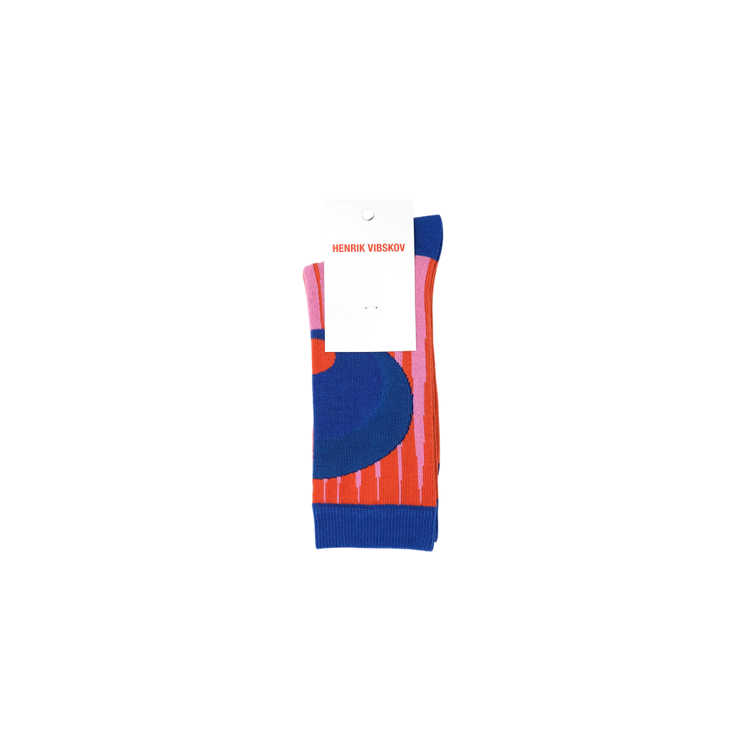 Sundown Socks Femme Red Pink Blue
