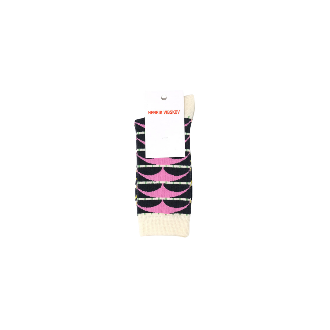 Arch Socks Femme Black Cream Yellow Green Pink