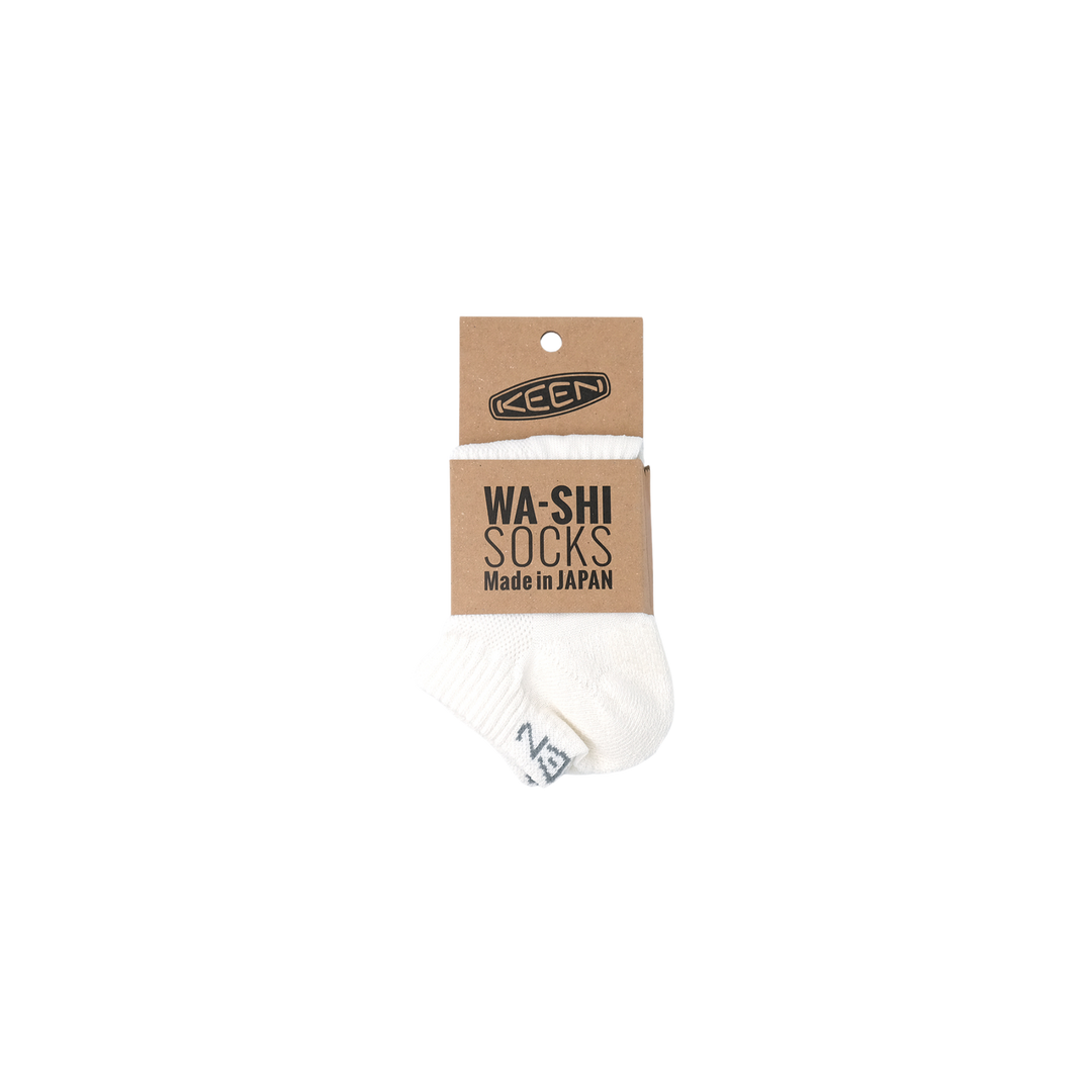 WA-SHI SOCKS LO-CUT / ワシ ソックス ローカット WHITE