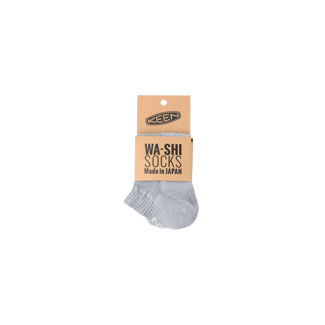 WA-SHI SOCKS LO-CUT / ワシ ソックス ローカット GREY