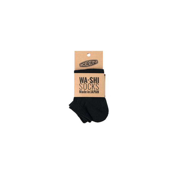 WA-SHI SOCKS LO-CUT / ワシ ソックス ローカット NEW BLACK