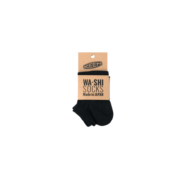 WA-SHI SOCKS LO-CUT / ワシ ソックス ローカット NEW BLACK