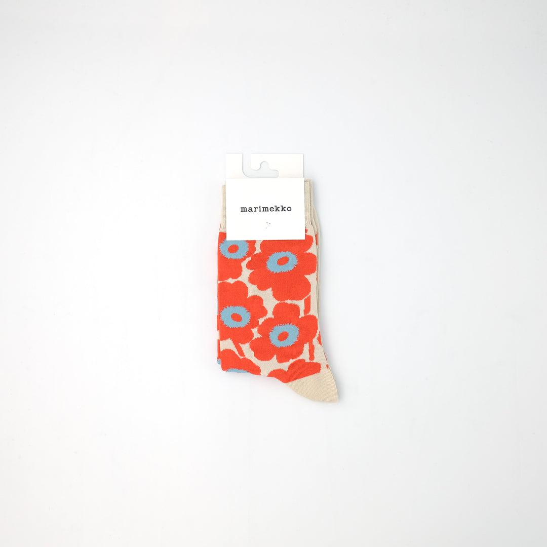 Kirmailla Unikko レッド×ライトブルー