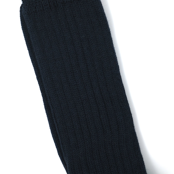 【MENS】SOFT COTTON 3×1 RIB SOCKS NAVY