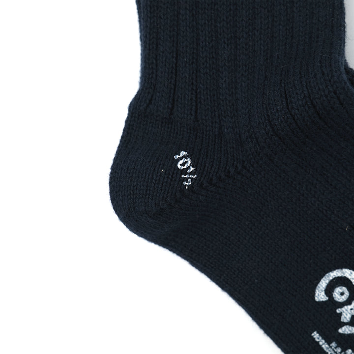 【MENS】SOFT COTTON 3×1 RIB SOCKS NAVY