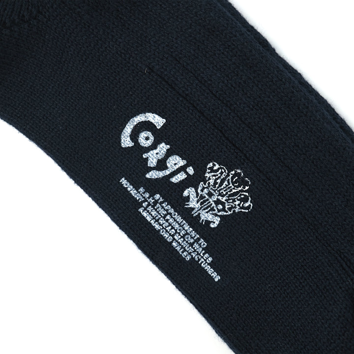 【MENS】SOFT COTTON 3×1 RIB SOCKS NAVY