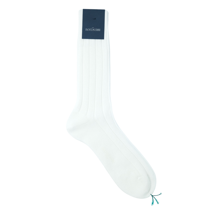 RIB SOCKS WHITE