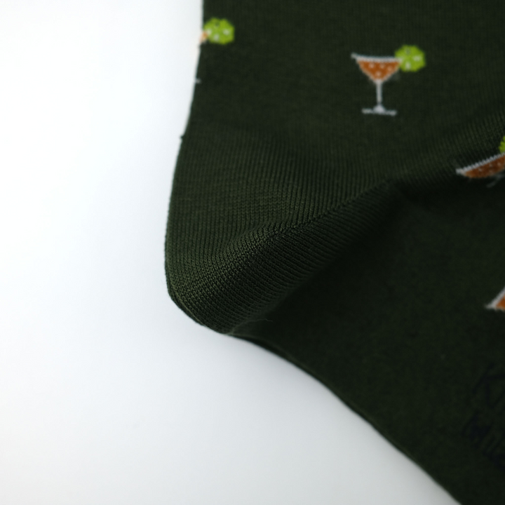 CUBA "COCKTAILS" ソックス GREEN