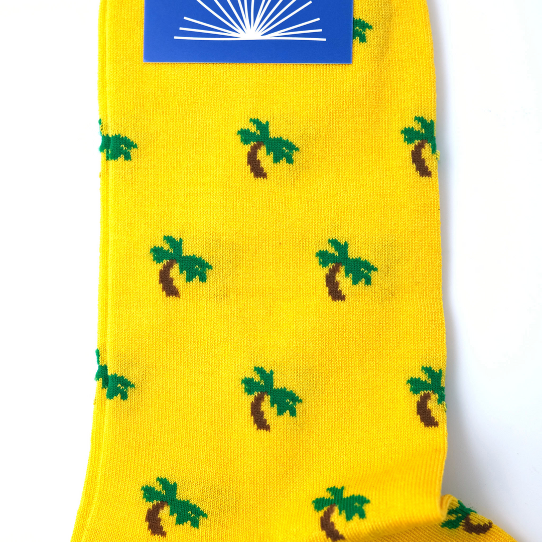CUBA "PALME" ソックス YELLOW