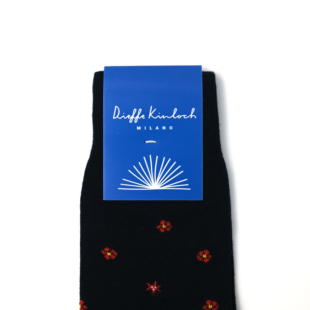 MEXICO "MEXICAN FLOWERS" ソックス BLACK