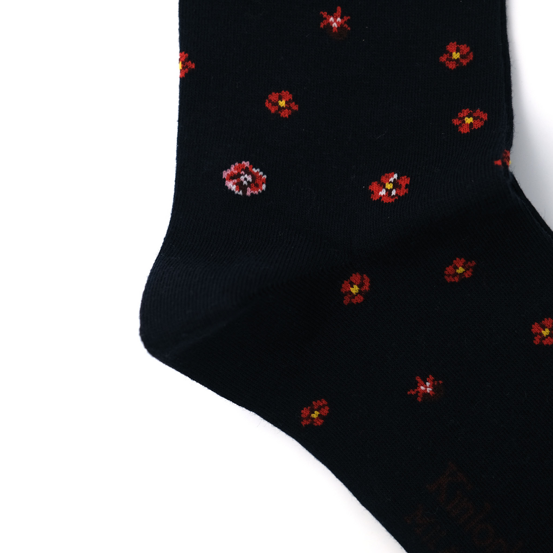 MEXICO "MEXICAN FLOWERS" ソックス BLACK