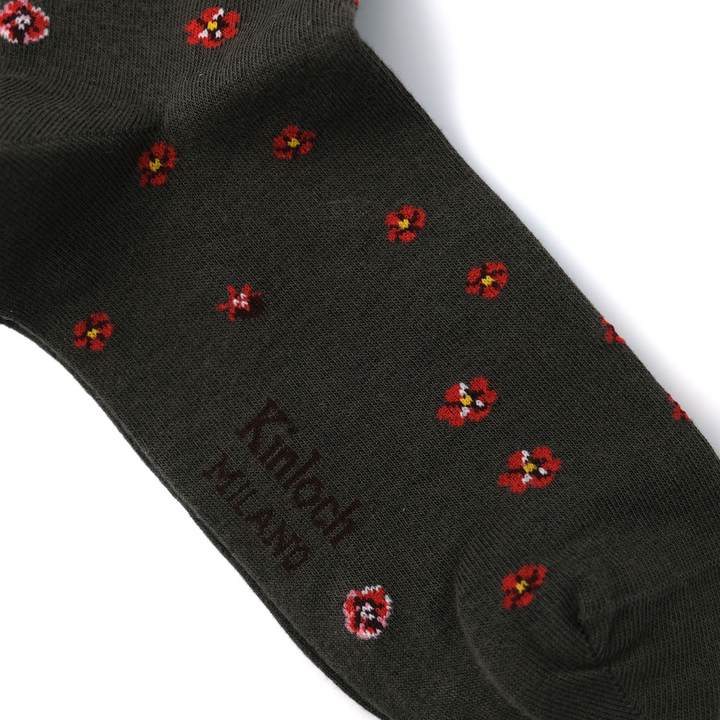 MEXICO "MEXICAN FLOWERS" ソックス CHARCOAL