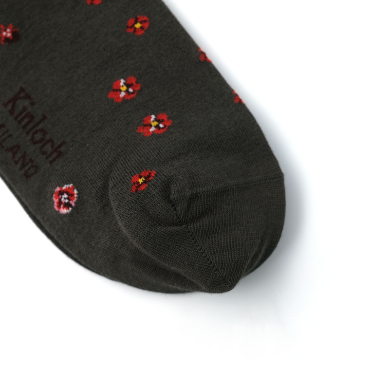 MEXICO "MEXICAN FLOWERS" ソックス CHARCOAL