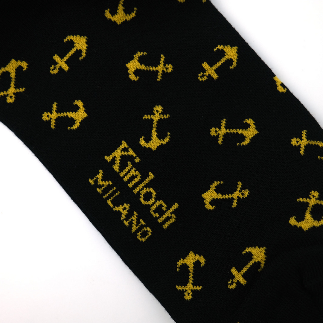 VENEZIA "ANCHOR" ソックス BLACK
