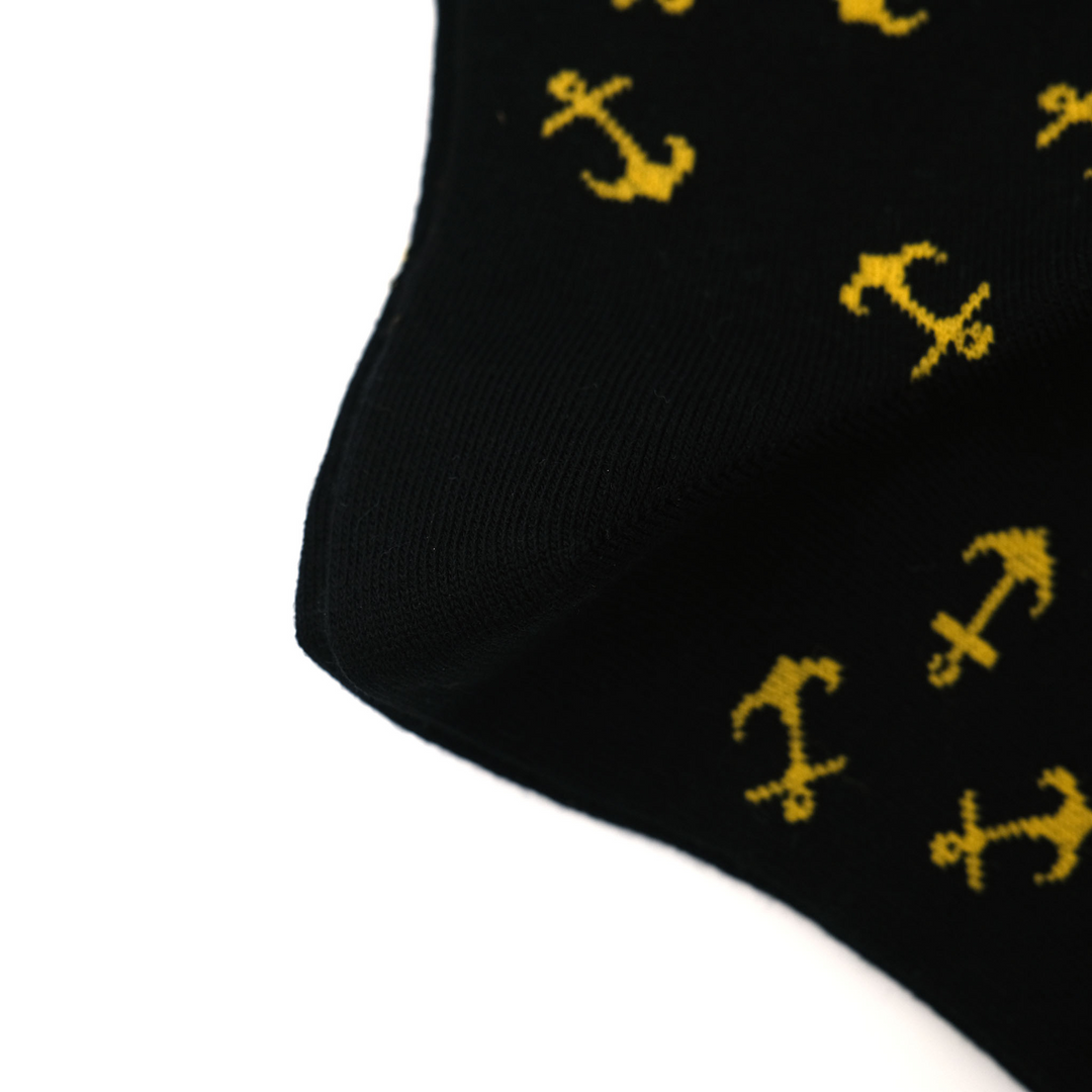 VENEZIA "ANCHOR" ソックス BLACK
