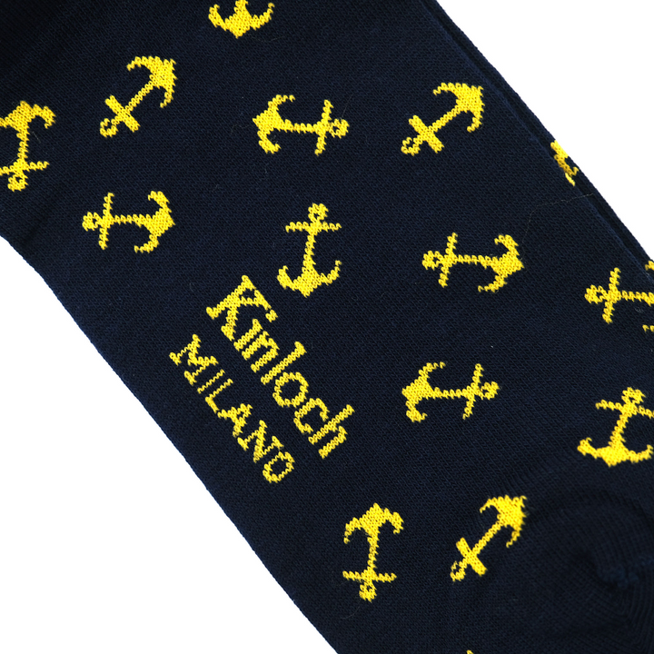 VENEZIA "ANCHOR" ソックス NAVY