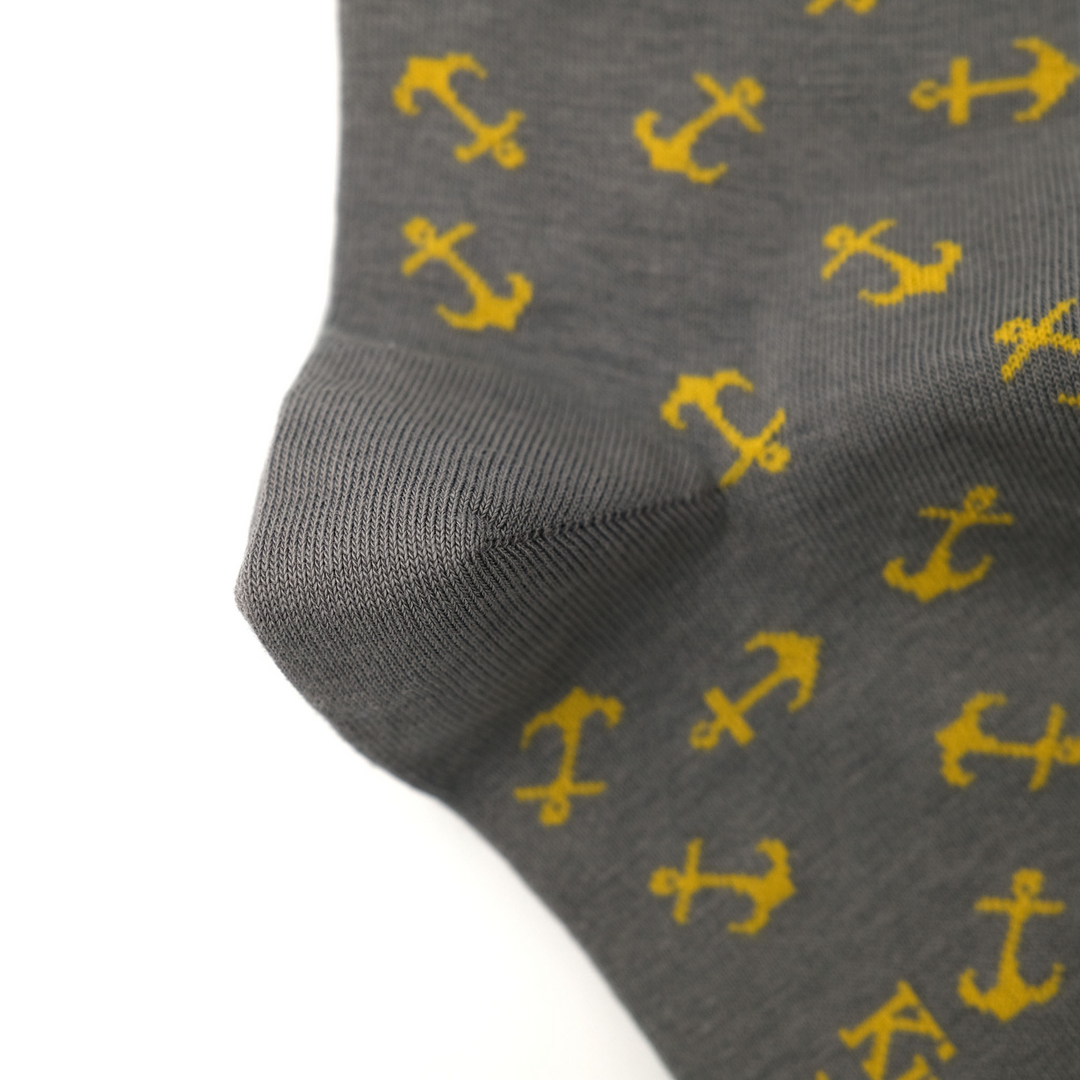 VENEZIA "ANCHOR" ソックス GRAY
