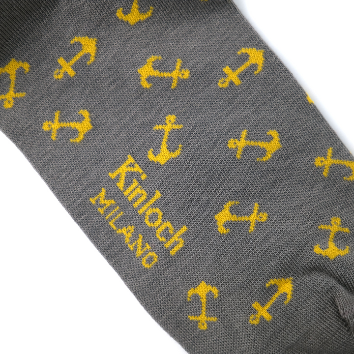 VENEZIA "ANCHOR" ソックス GRAY