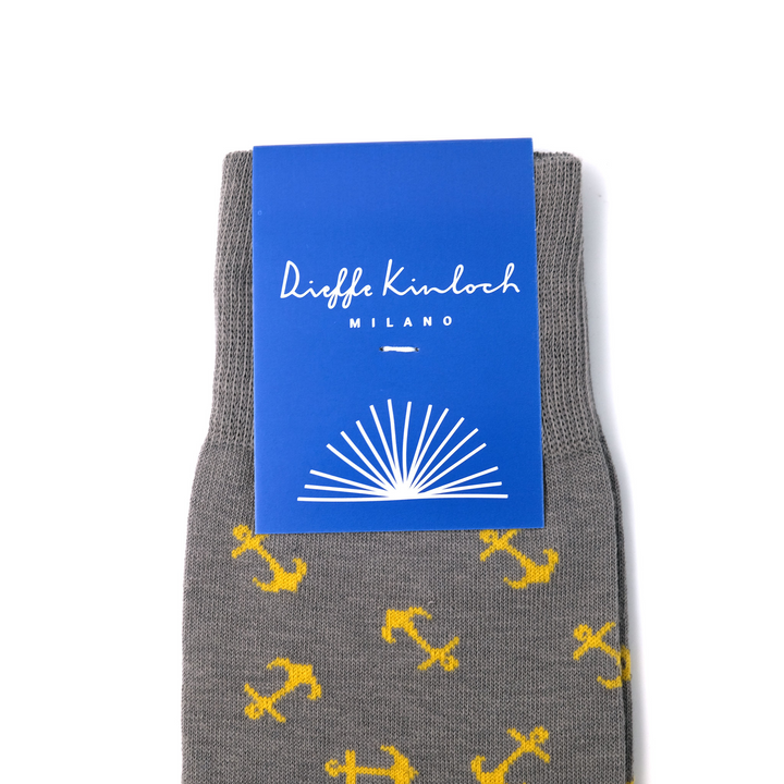 VENEZIA "ANCHOR" ソックス GRAY