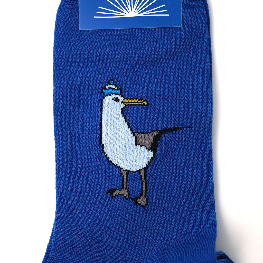 VENEZIA ”SEAGULL” ソックス BLUE