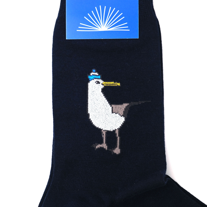 VENEZIA ”SEAGULL” ソックス NAVY