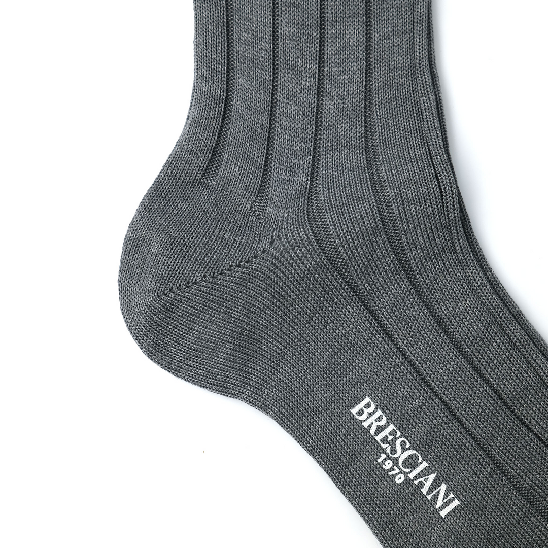 RIB SOCKS LIGHT GRAY