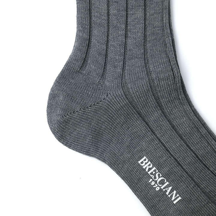 RIB SOCKS LIGHT GRAY