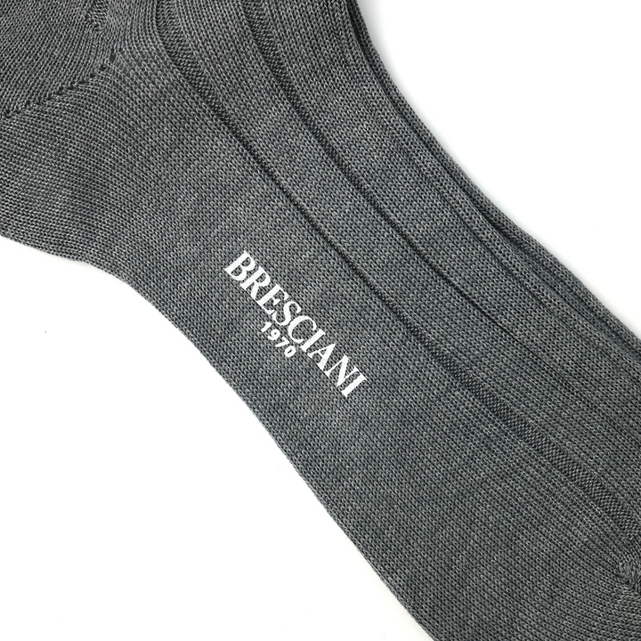 RIB SOCKS LIGHT GRAY