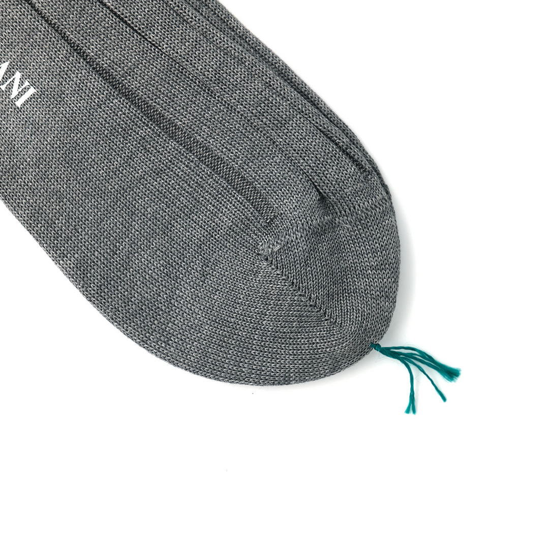 RIB SOCKS LIGHT GRAY