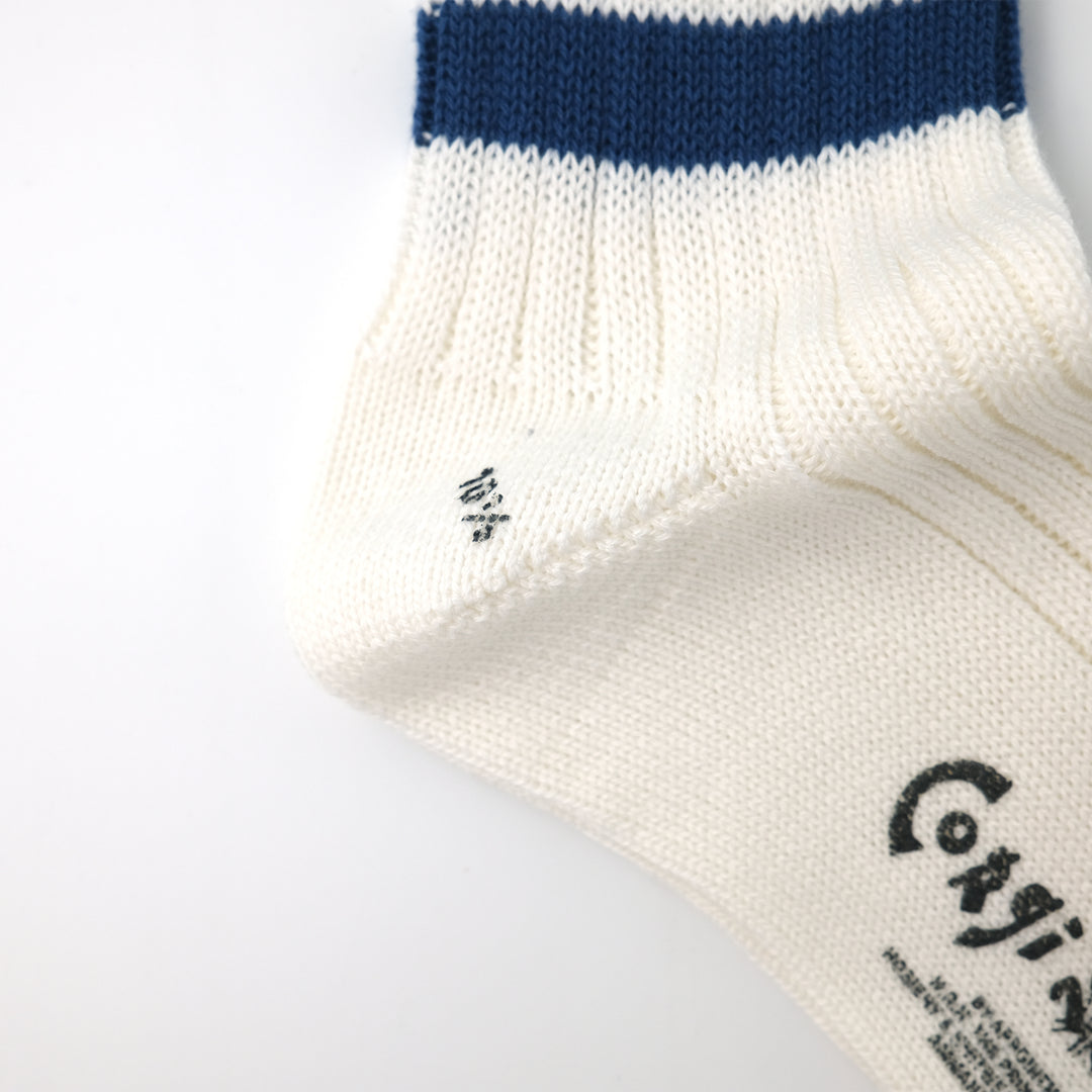 【MENS】SPORTS LINE SOCKS BLUE/YELLOW