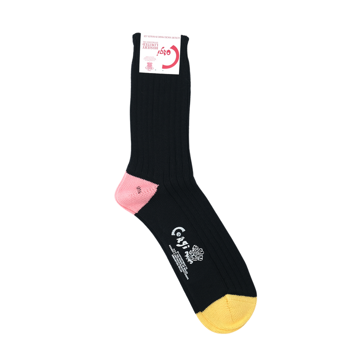 【MENS】HEEL&TOE SOCKS BLACK