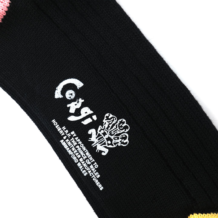 【MENS】HEEL&TOE SOCKS BLACK