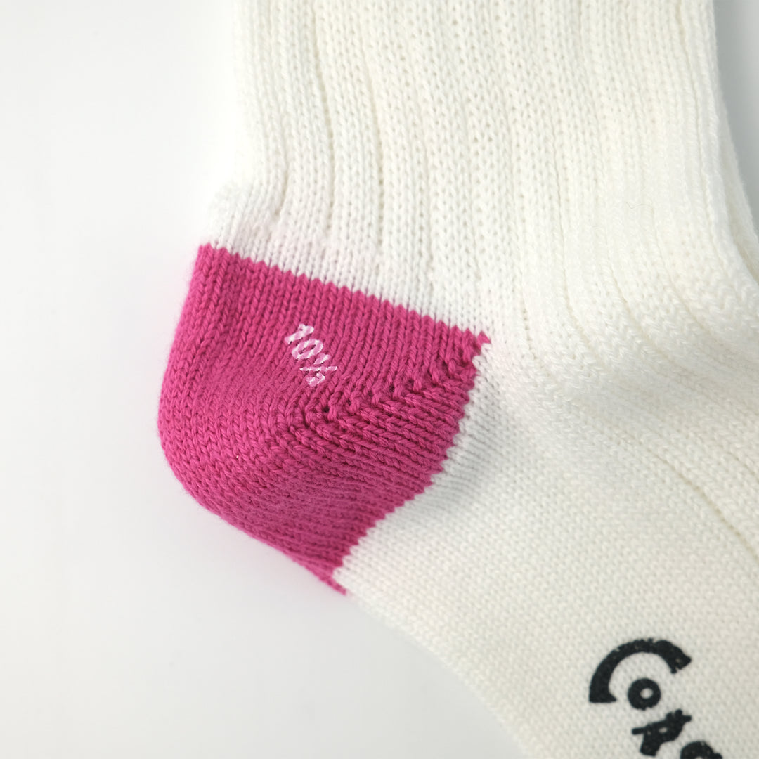 【MENS】HEEL&TOE SOCKS WHITE