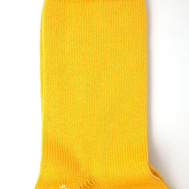 【WOMENS】PLAIN FLAT SOCKS YELLOW