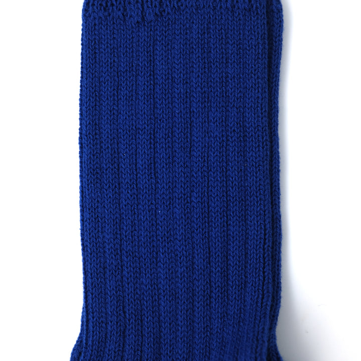 【WOMENS】SOFT COTTON 3×1 RIB SOCKS BLUE