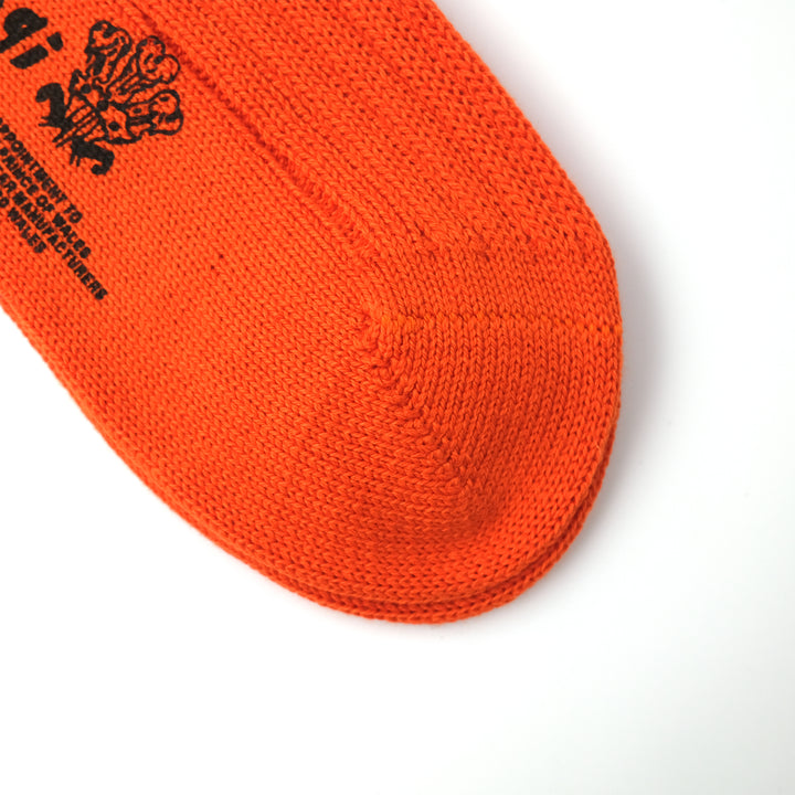 【WOMENS】SOFT COTTON 3×1 RIB SOCKS ORANGE