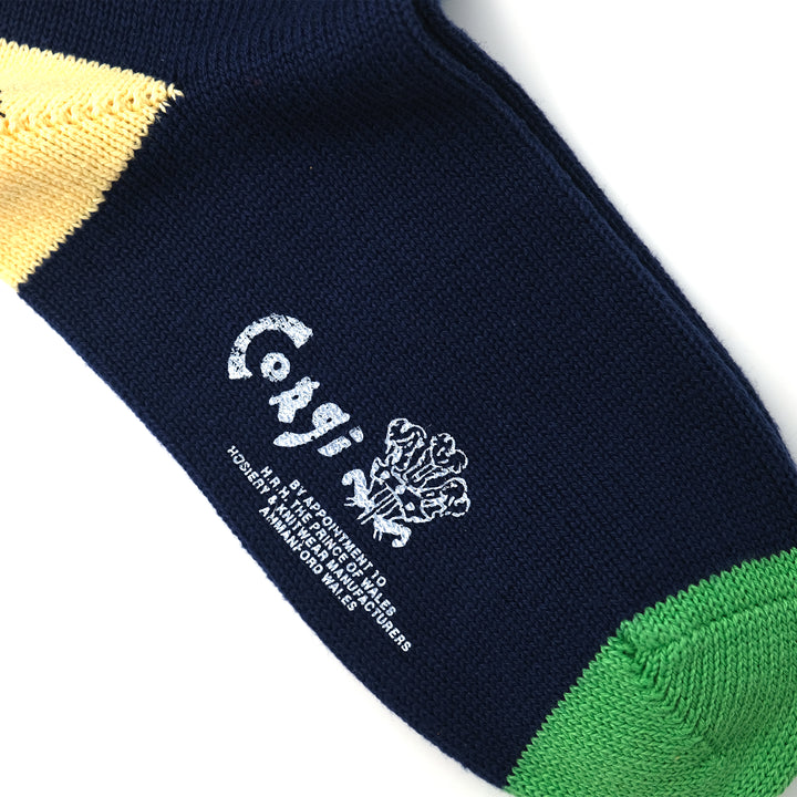 【WOMENS】SOFT COTTON HEAL&TOE SOCKS NAVY