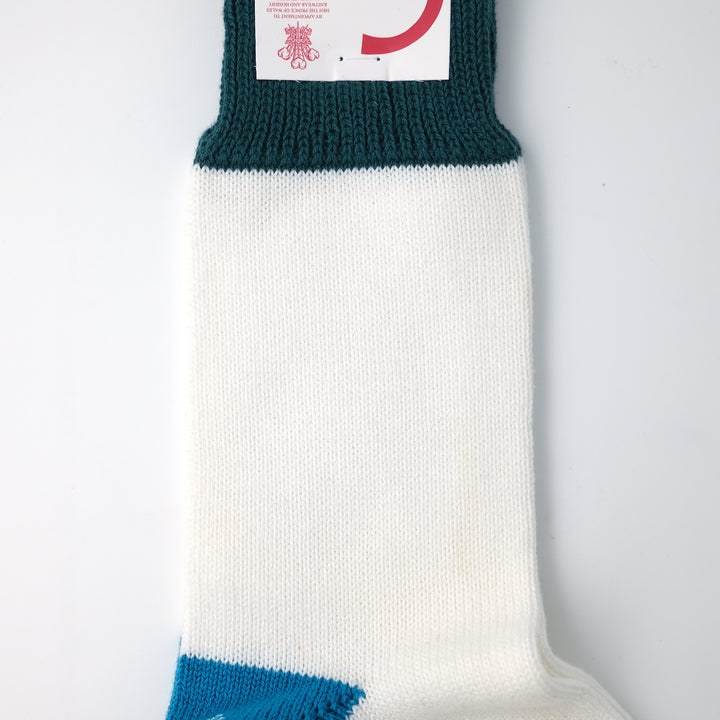 【WOMENS】SOFT COTTON HEAL&TOE SOCKS WHITE