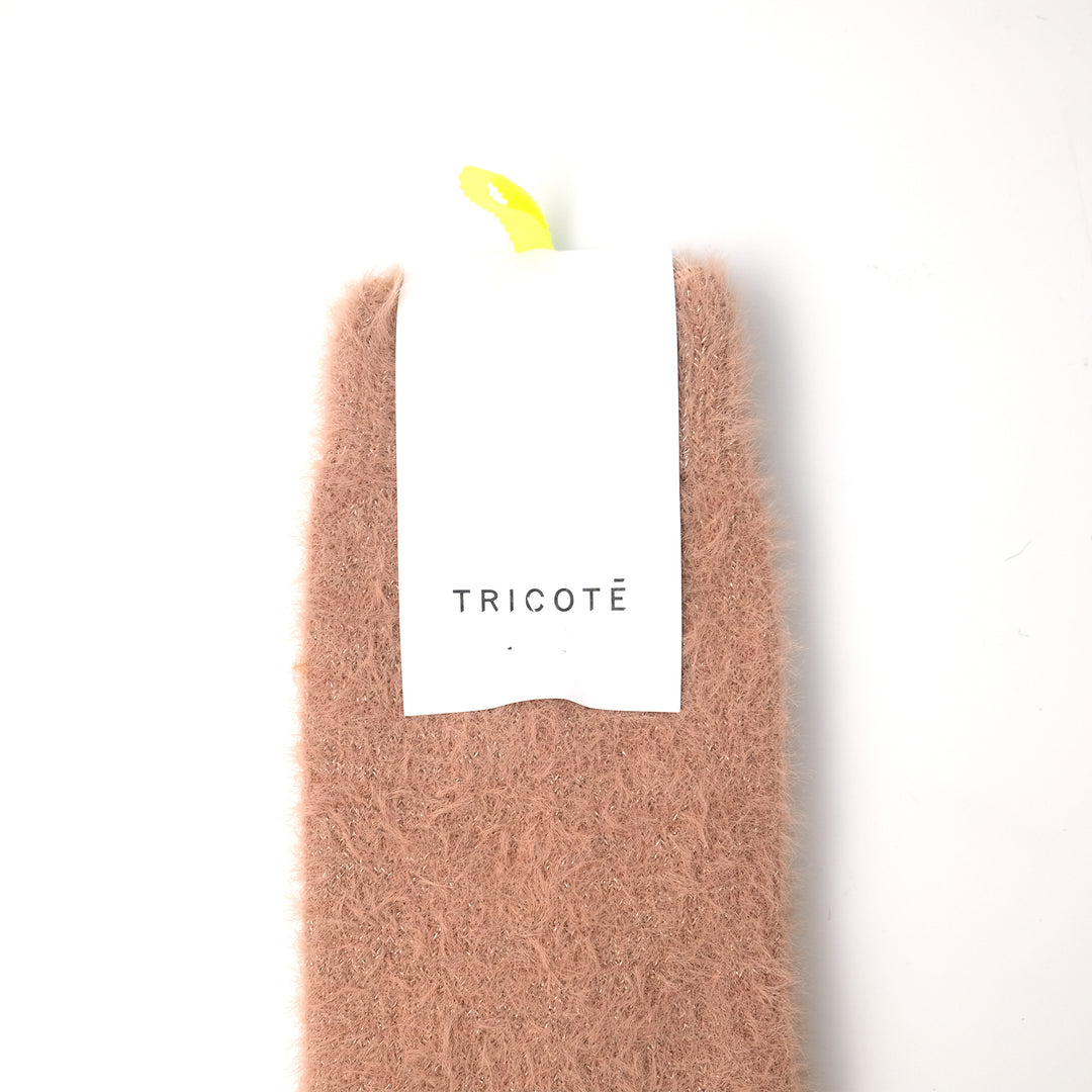 SHAGGY LAME TABI SOCKS / シャギーラメタビソックス PINKBEIGE