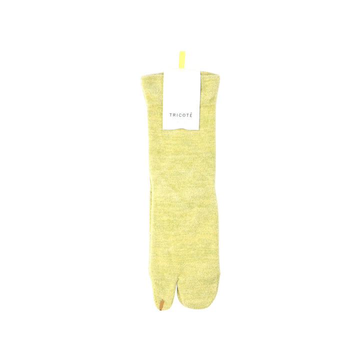 VELOR LAME TABI SOCKS / ベロアラメタビソックス YELLOW