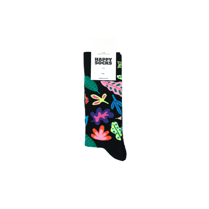 Leaves Sock BLACK